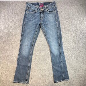 Wrangler Premium Patch Women‎ 30x32 Medium Wash Bootcut Jeans 09MWZLR Blue